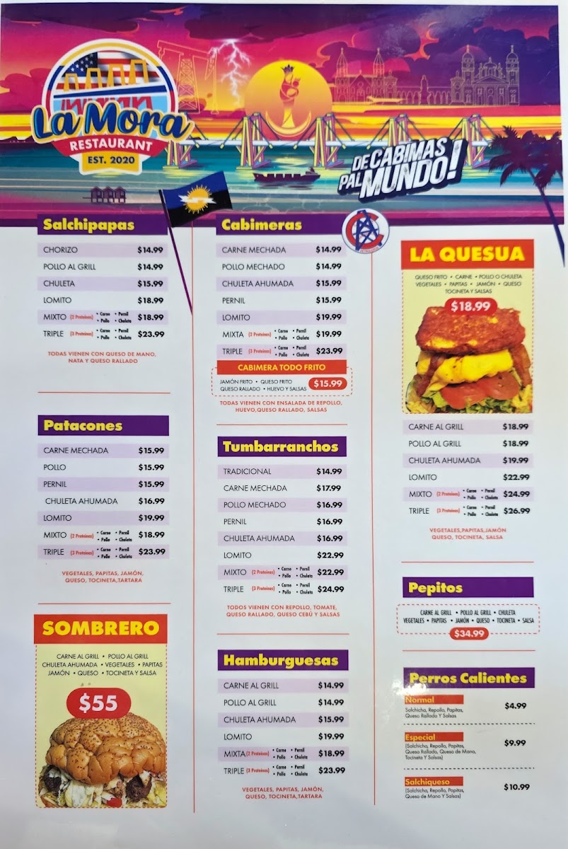 La Mora Restaurant Menu - Image 4