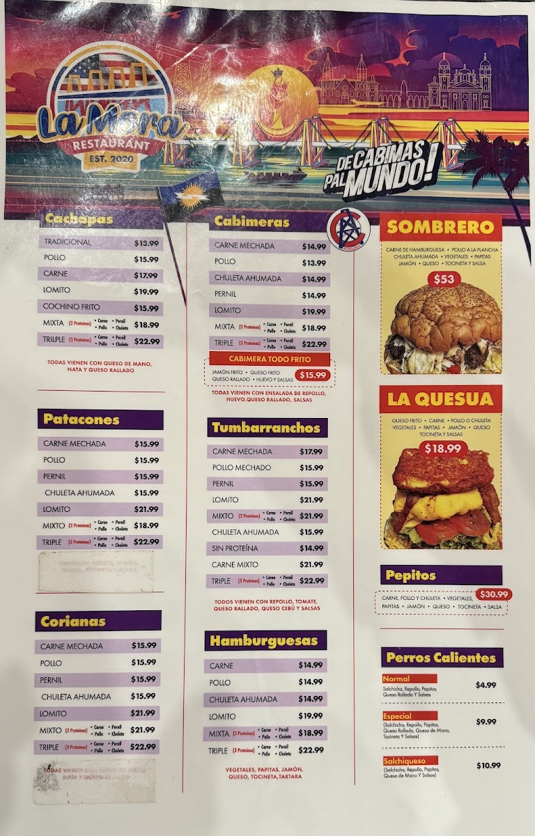 La Mora Restaurant Menu - Image 5
